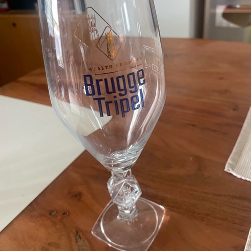 Brugge Tripel beer glass like new 330ml