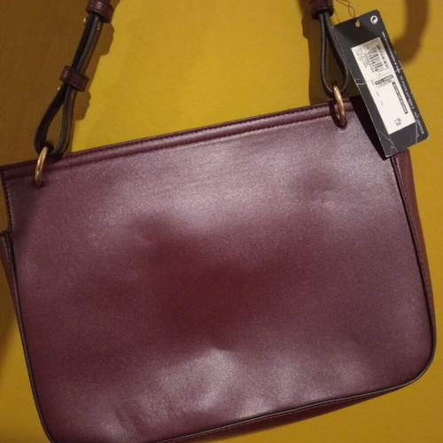 M&S Collection Marks & Spencer shoulder bag new, dark burgundy