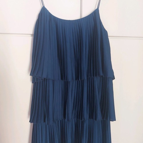 Blue ruffle dress Mango new, small-xsmall