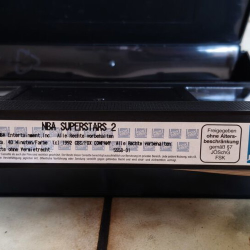 NBA Superstars 2 κασέτα VHS σαν καινούργιο, vintage 1992 μπάσκετ