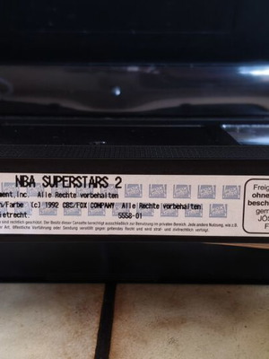 NBA Superstars 2 κασέτα VHS σαν καινούργιο, vintage 1992 μπάσκετ