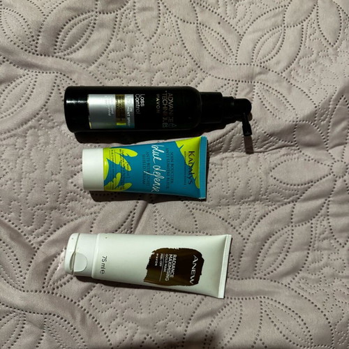 Avon care set with keratin serum, face cream and mask