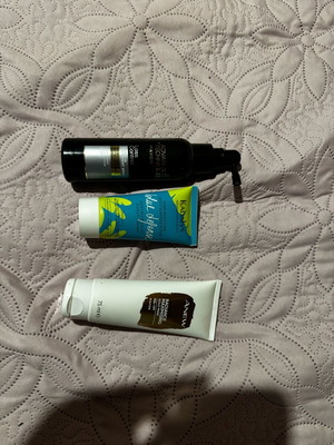 Avon care set with keratin serum, face cream and mask