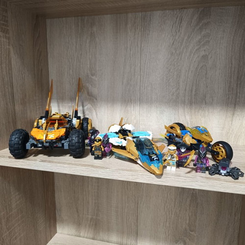 Lego Ninjago Crystallized sets, complete, missing some figures and instructions