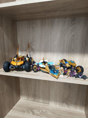 Lego Ninjago Crystallized sets, complete, missing some figures and instructions