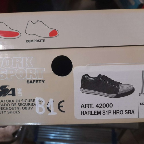 ISSA Harlem S1P-SRA HRO Athletic Safety Shoe new blue