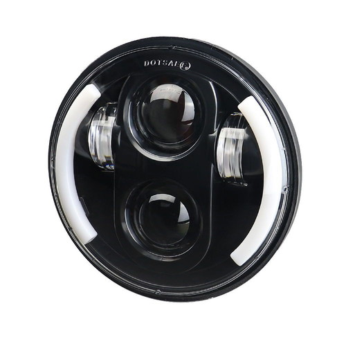 HALO Ring LED Headlight Projector 5.75 Inch with Integrated Indicators new