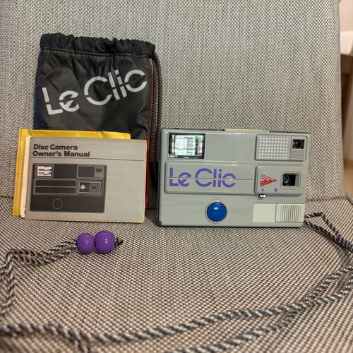 Le Clic vintage retro camera 80s collectible used