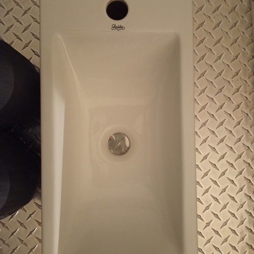 Huida Bathroom Sink Square Porcelain White New