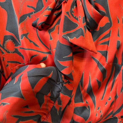 Silk dress Lussile red like new