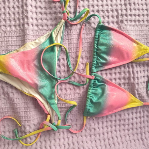 Pretty Me swimsuit multicolor glittery like new