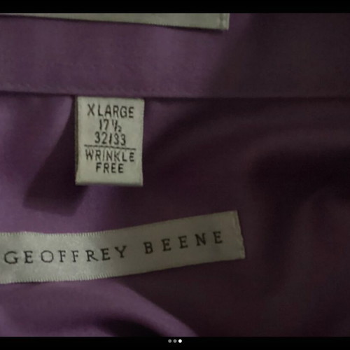 Geoffrey Beene shirt XL in lovely condition purple