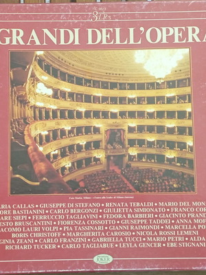 I Grandi Dell' Opera βινύλιο 3 LP σαν καινούργιο, παραδοσιακό
