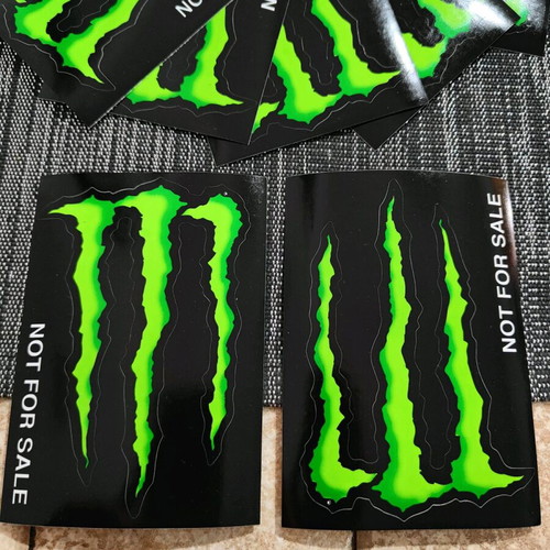 Monster vinyl stickers new, pack of 22