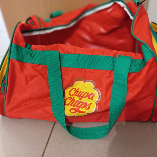 Vintage Chupa Chups bag used, nylon, 1990s collectible