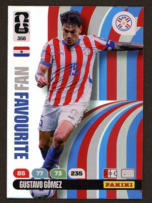 2026 Panini World Cup Adrenalyn XL #358 Gomez Fan Favorite like new