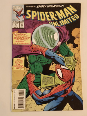 Comics vintage set of 7 different used, English