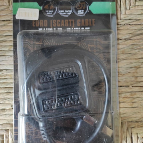2-Port Scart Adapter New