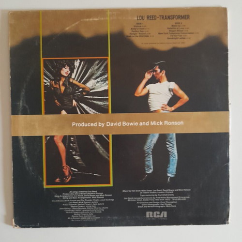 Lou Reed Transformer vinyl record