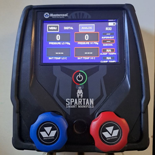Mastercool Spartan smart manifold like new