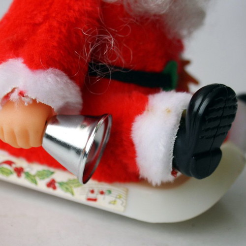 Santa Claus with sledge and music from 1990 decade new