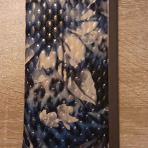 Wallet like new, white and blue