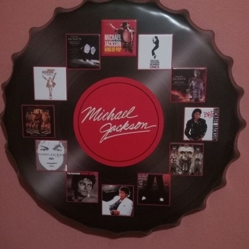 Michael Jackson Metal Beer Cap Wall Decor New