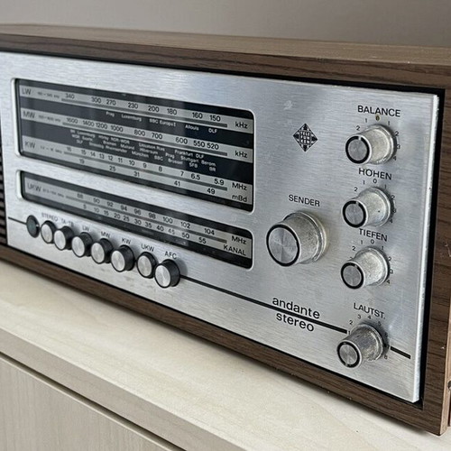Telefunken Andante Stereo 205 vintage radio with speaker used