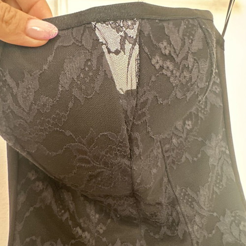 Bustier Med black lace like new, size S