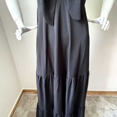Parizianista S/M Maxi Black Dress new