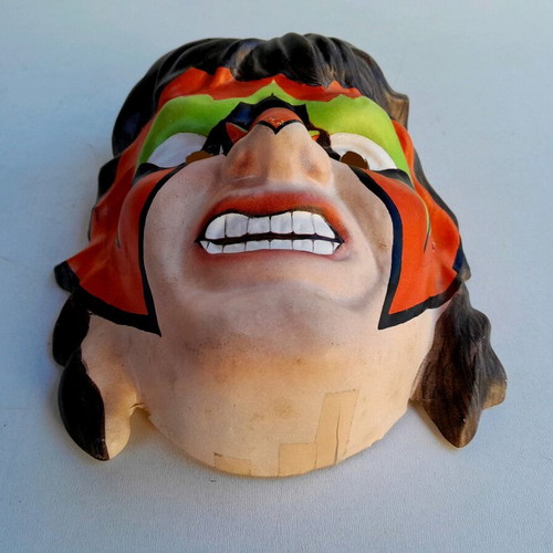Ultimate Warrior carnival mask new, 80's decade