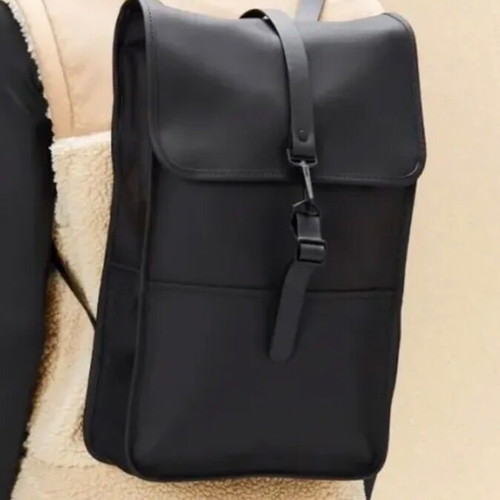 Rains backpack used, waterproof, black