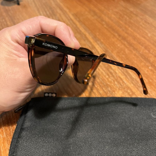 Komono Liam Sunglasses like new, tortoise shell, classic round