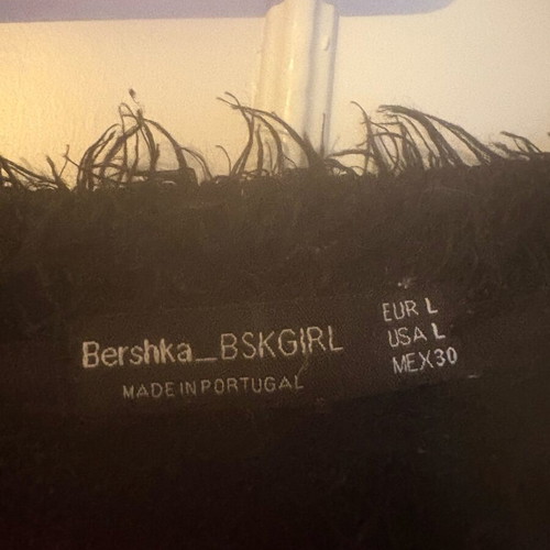 Bershka woolen sweater black like new, size L