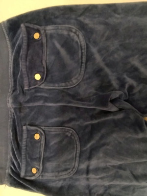 Sugarfree velour pants like new, blue, size XS