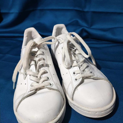 Adidas Stan Smith Ortholite sneakers used white with blue details