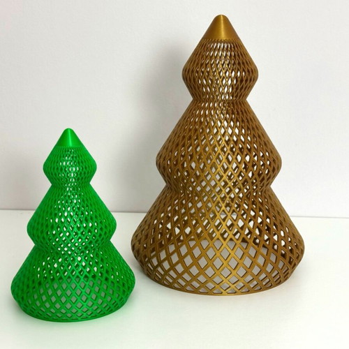 Meshed Christmas Tree new, height 14-22cm
