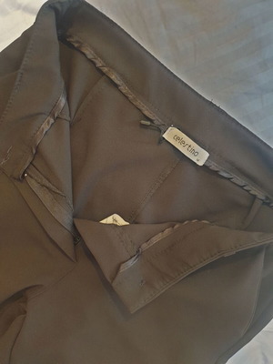 Celestino office pants straight cut size M black new