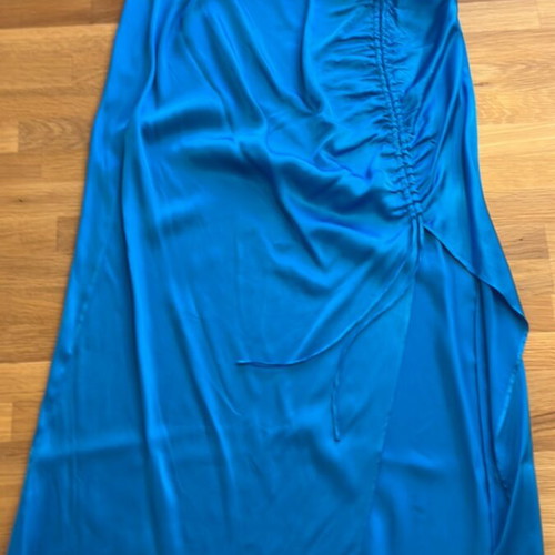 Massimo Dutti turquoise skirt new, viscose, size S, blue