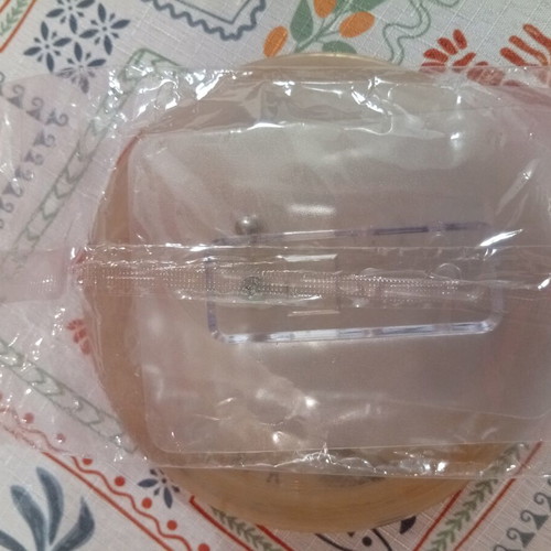 Transparent Adhesive Wall Hook with Metal Ring