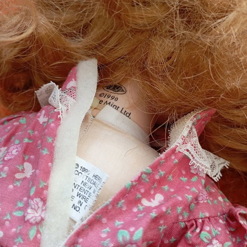 Heritage Mint Courtney Porcelain Doll used, vintage 1990