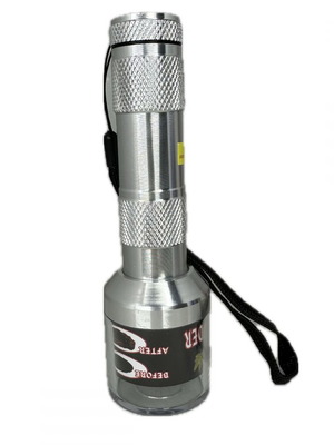 Electric aluminum grinder silver new