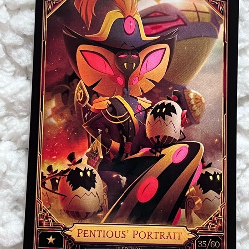 Hazbin Hotel trading cards new Pentrious’ Portrait