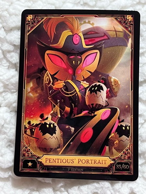 Hazbin Hotel trading cards new Pentrious’ Portrait