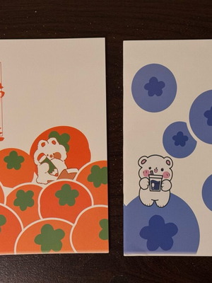 A5 notebooks like new, set of 2 ruled, 52 pages