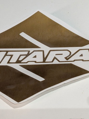 Suzuki Vitara sticker gold color 15x15 cm new