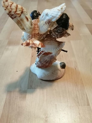 Handmade decorative seashell birds new