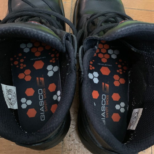Giasco electrician safety boots size 44, black, dielectric sole