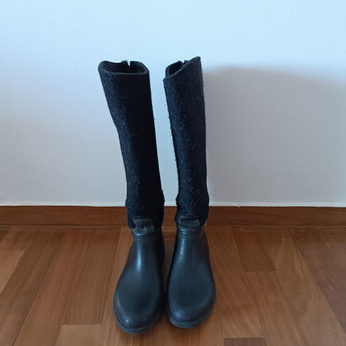 Cafe Noir boots galoshes used, size 38, black