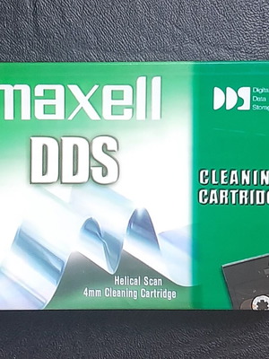 Maxell DDS DAT 4mm Cleaning Cartridge sealed, new